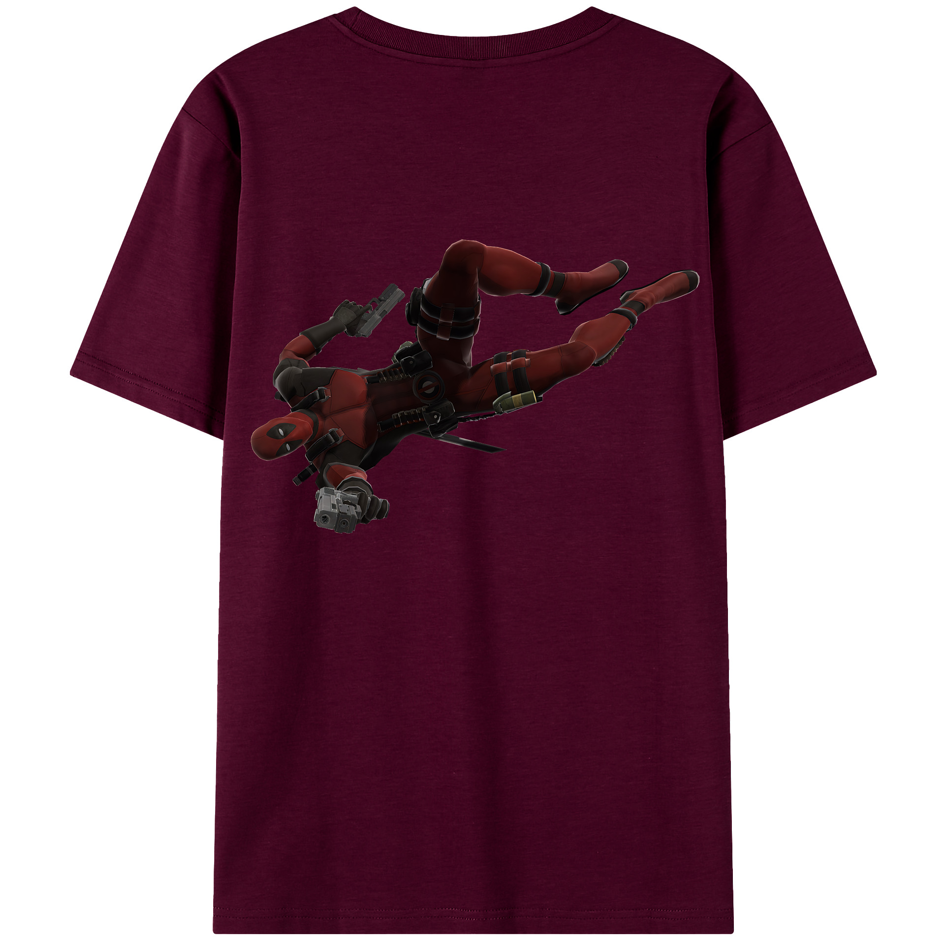 （画像用） Deadpool デッドプール レディース半袖Tシャツ(バックプリント)